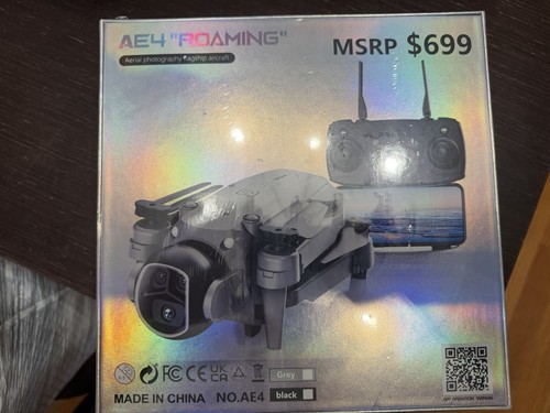 AE4 Roaming Drone Dual Camera 360° Roll Optical Flow - photo 3