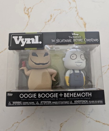 Disney's Oogie Boogie And Behemoth Funko Vynl Collectibles