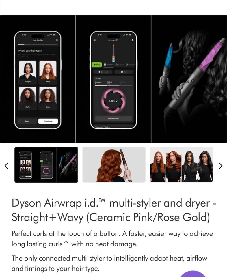 Dyson Airwrap i.d. Multi-Styler and Dryer 9 months warranty left - photo 4