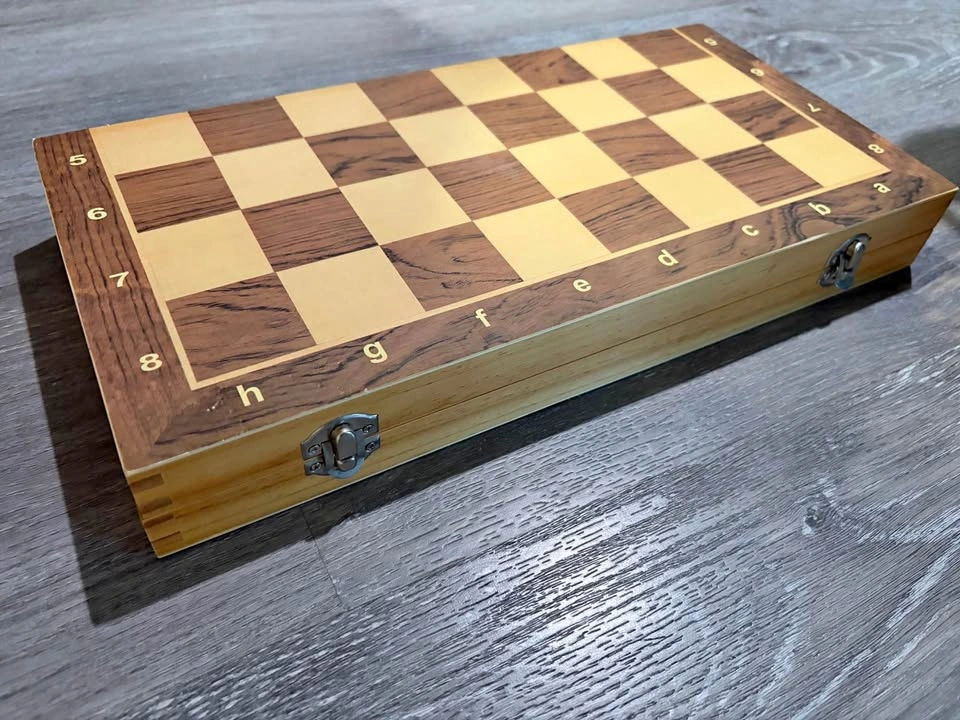 Folding Chess Set with Storage Case