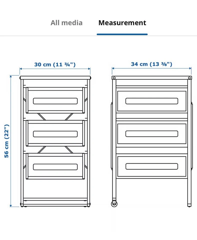 IKEA LENNART Drawer Unit - photo 3