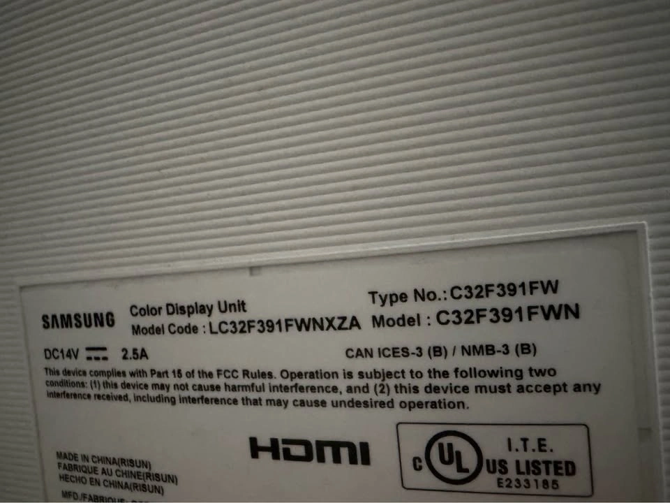 Samsung 32" Curved Monitor C32F391FWN - photo 4