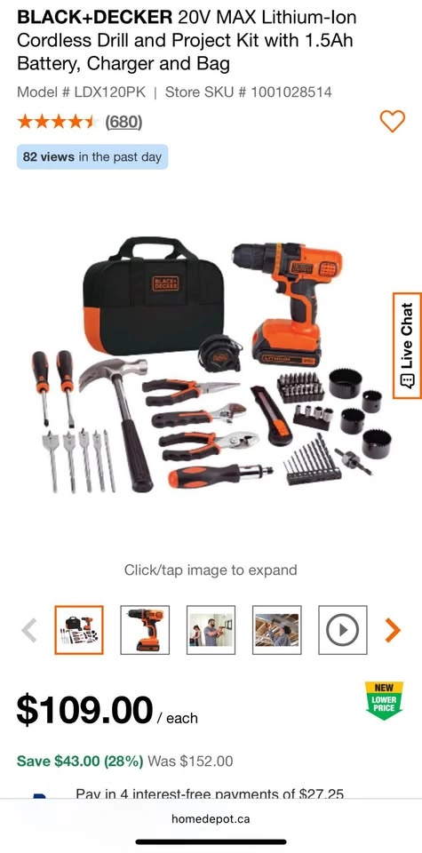 Home toolkit - 68 pc - Brand new - photo 2