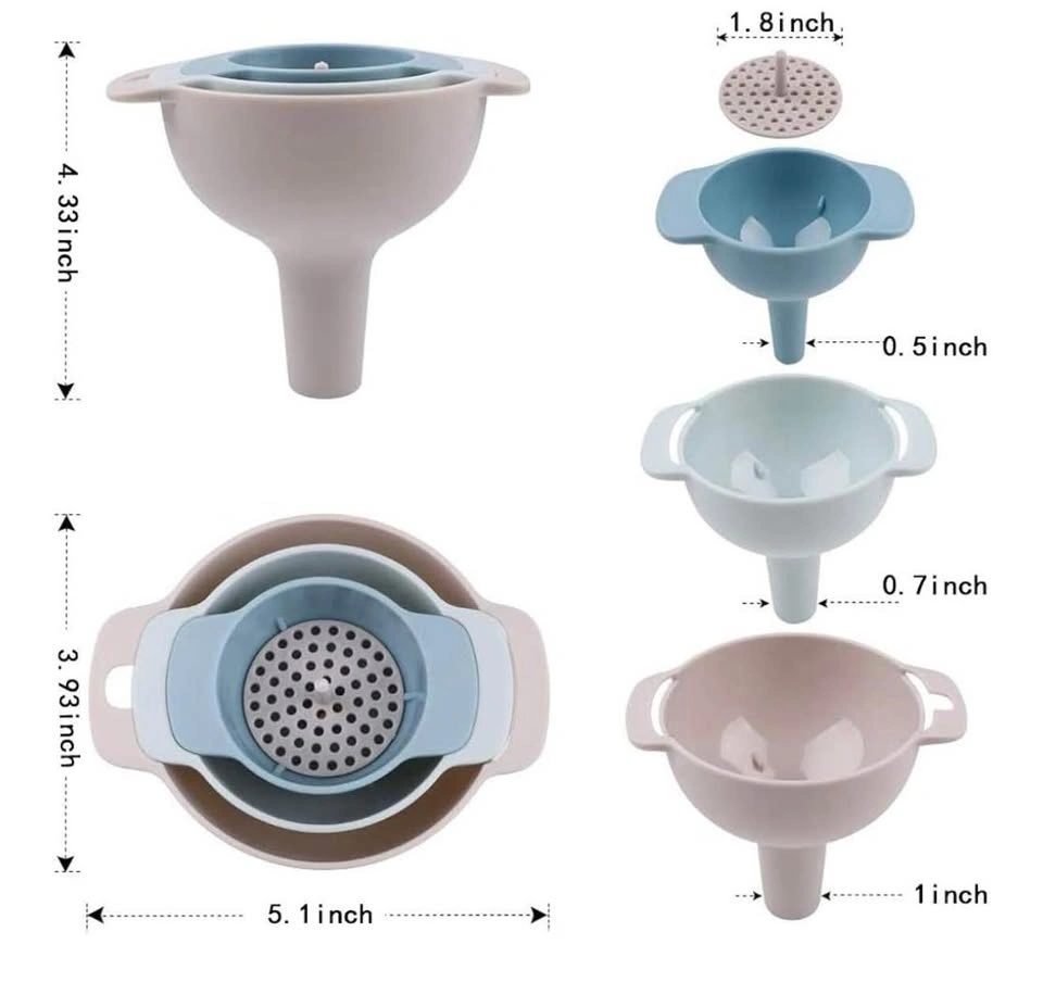 Kitchen Funnel Set 3pcs - photo 5