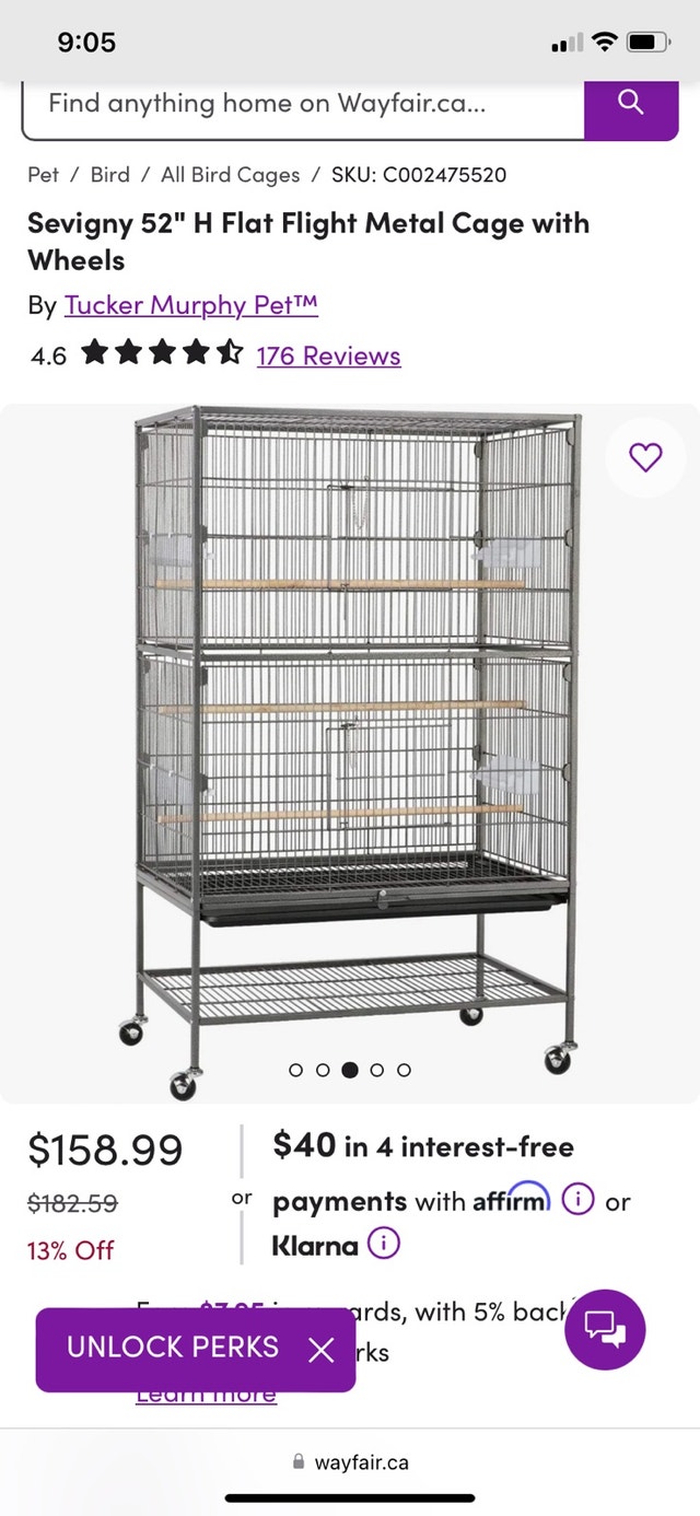 Flight cage like new used few days