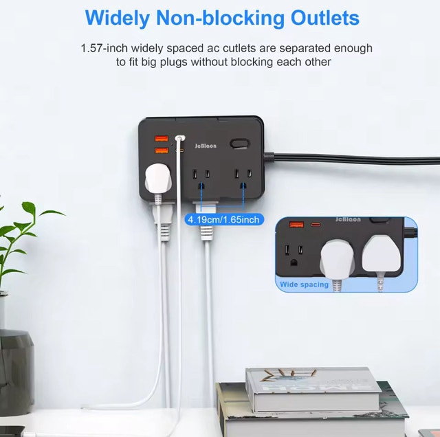 Flat plug power station with 4 USB ports - photo 3