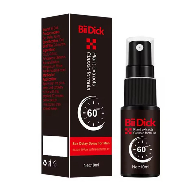 Plant-based delay spray for men