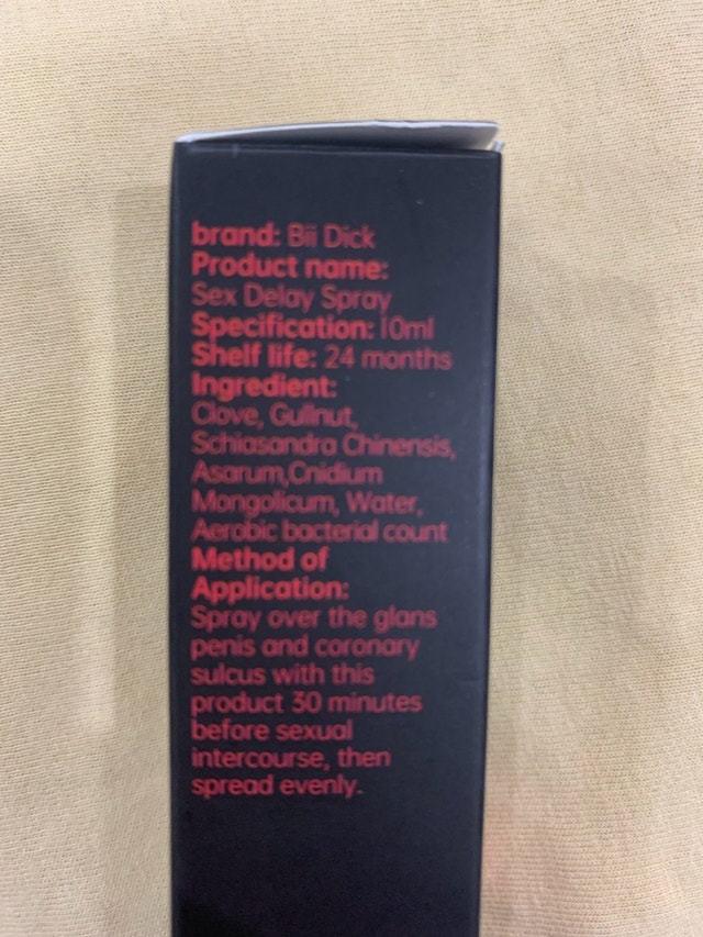 Plant-based delay spray for men - photo 5