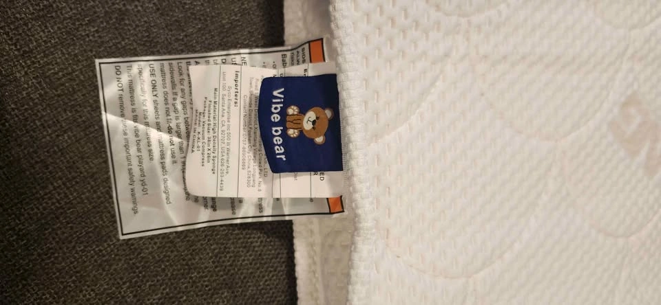 Vibe Bear Premium Pack and Play Mattress Topper - photo 3