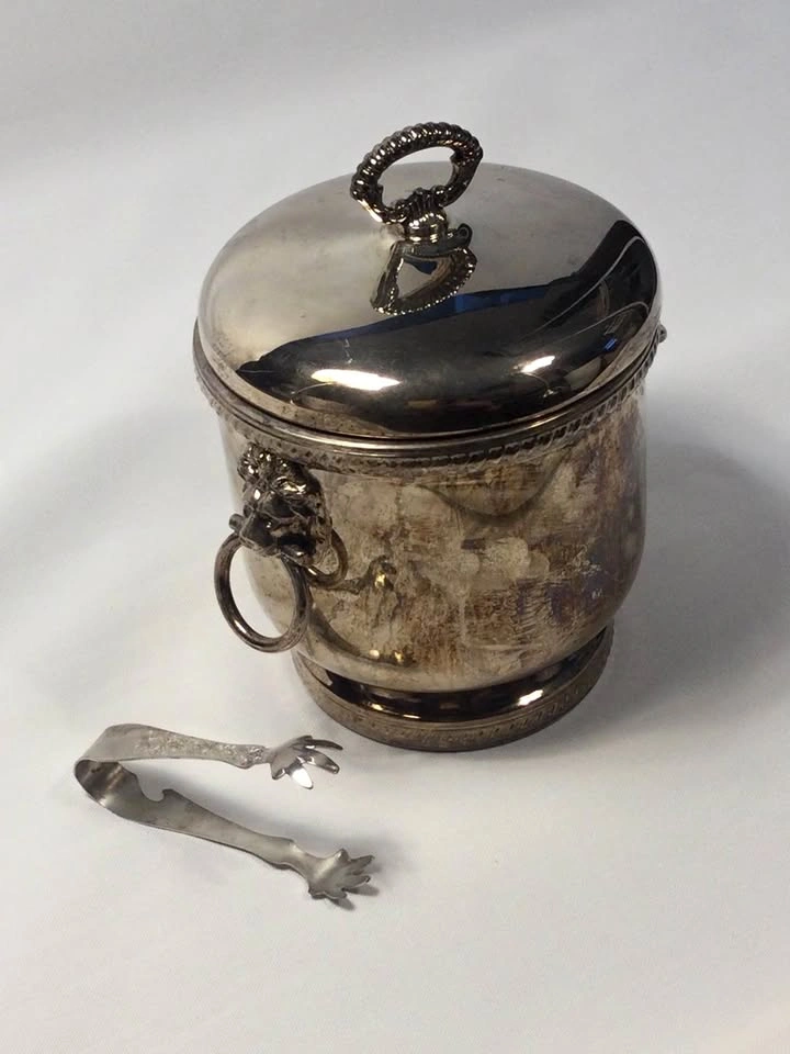 Vintage Sheffield Silver Co Silver Plate Ice Bucket