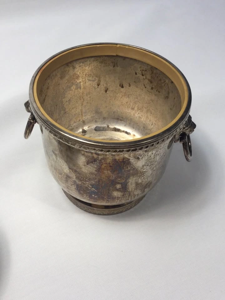 Vintage Sheffield Silver Co Silver Plate Ice Bucket - photo 4