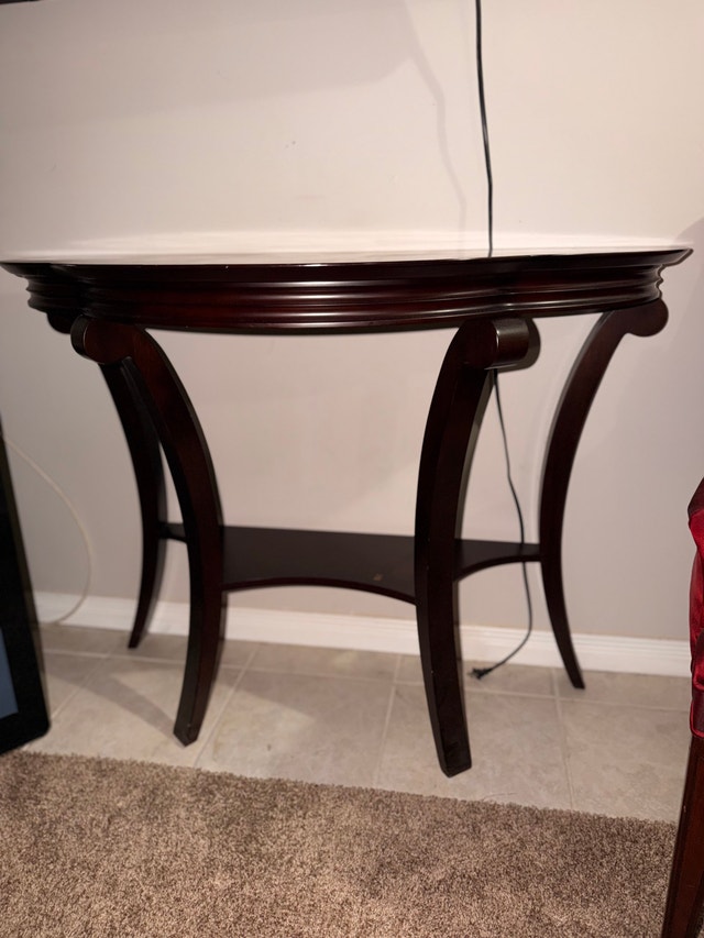 2 chairs console and mirror - photo 5