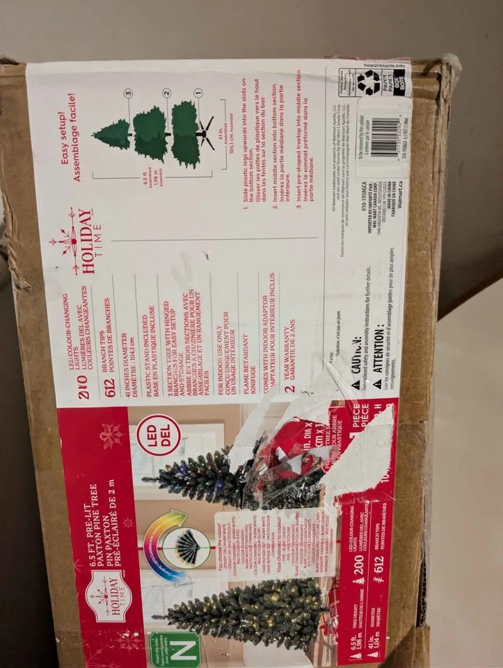Fully Decorated 6.5ft Pre-Lit Christmas Tree - Move-In Ready! - photo 2