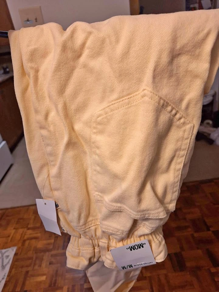 Refuge Denim Yellow Mom Jeans