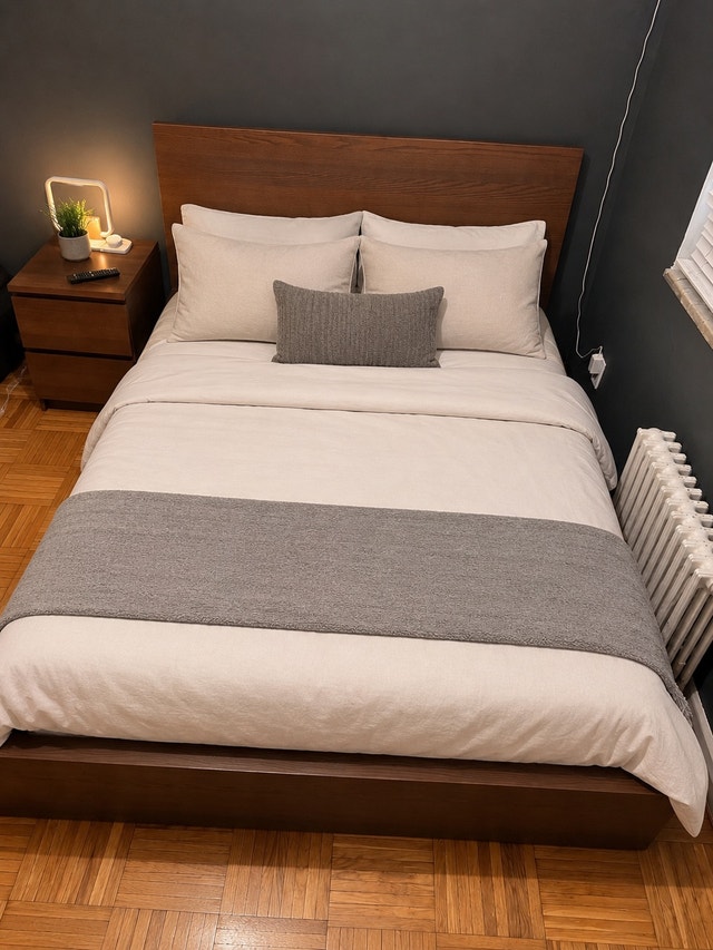 Full Bed Frame with Slats