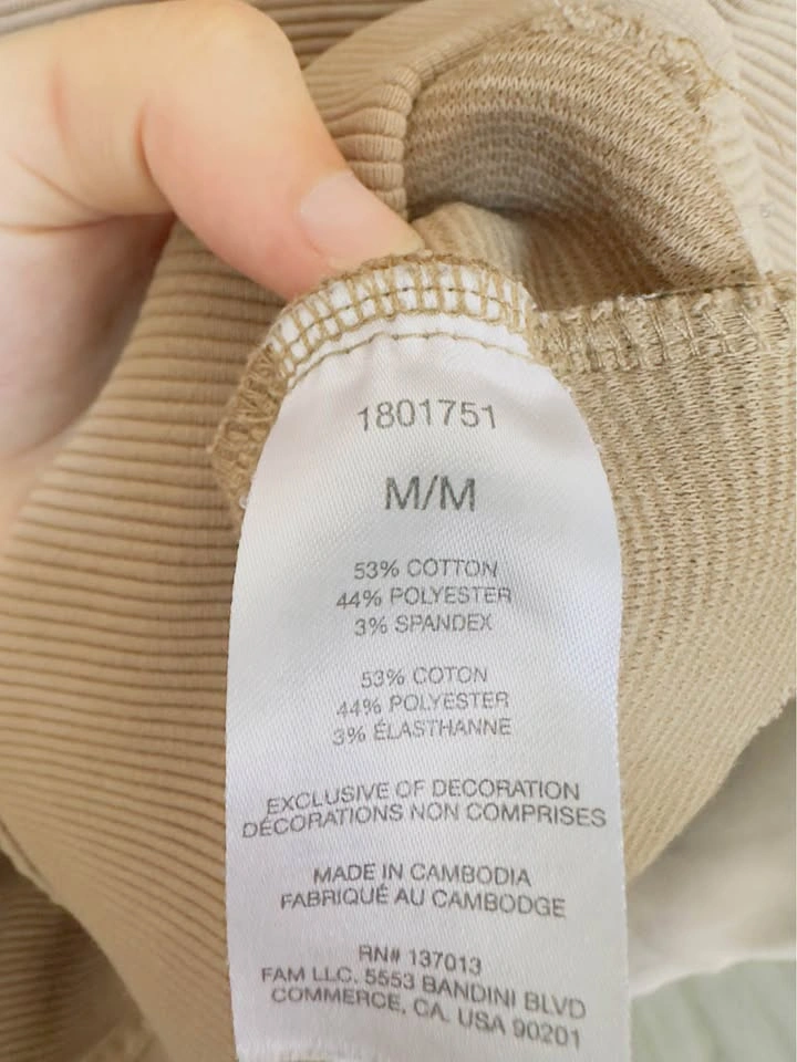 Banana Republic ribbed quarter-zip top M - photo 4