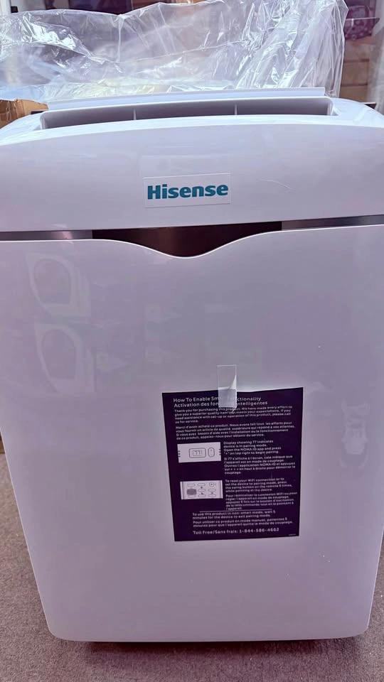 Hisense Portable Air Conditioner – 12,000 BTU WiFi Smart AC