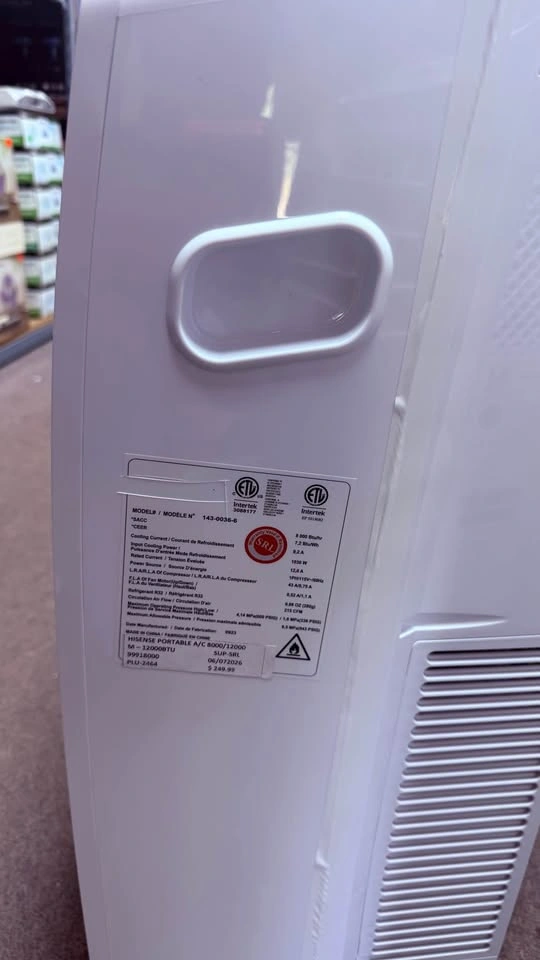 Hisense Portable Air Conditioner – 12,000 BTU WiFi Smart AC - photo 4