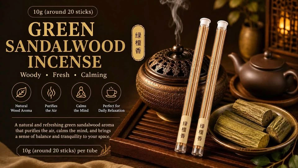 Green Sandalwood Incense