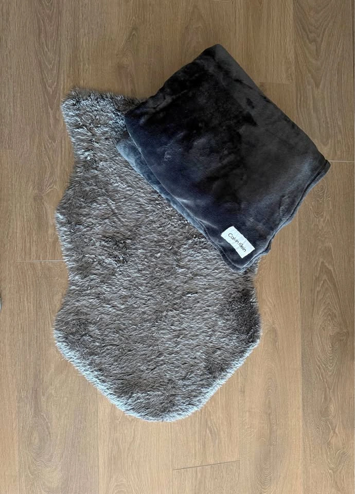 Cozy Home Bundle- Calvin Klein Blanket and IKEA Toftlund Rug