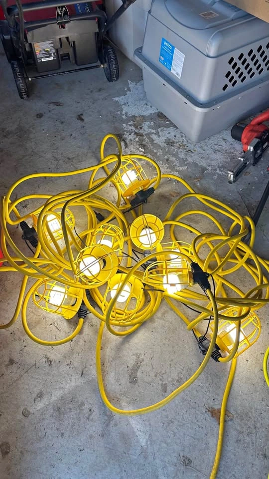 100 ft. 12/2 Ten Socket Construction Site String Light Set