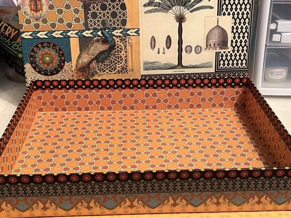 Peacock themed storage box - photo 2
