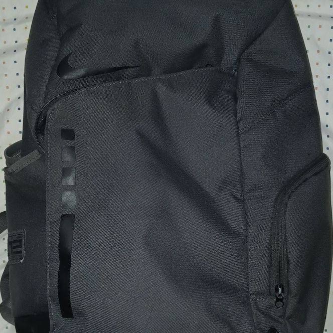 Nike Large Grey Backpack Zip Closure Padded Adjustable Straps - photo 2