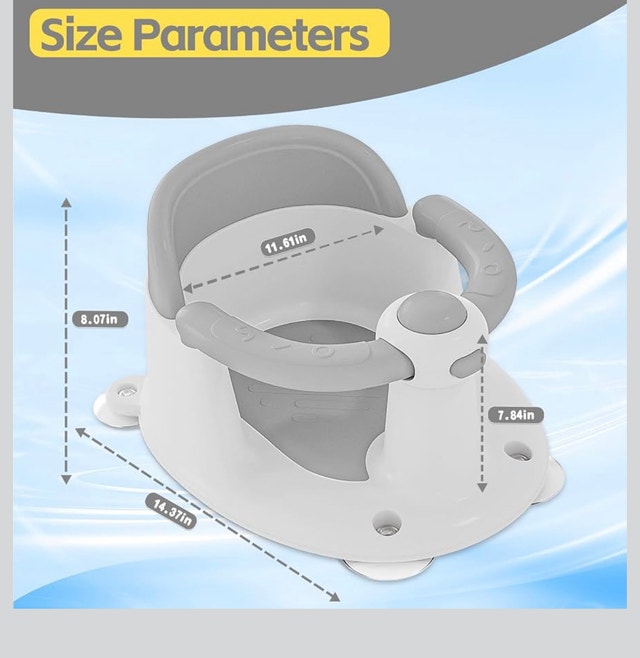 Foldable Baby Bath Ring Seat - Brand New In Box - photo 3