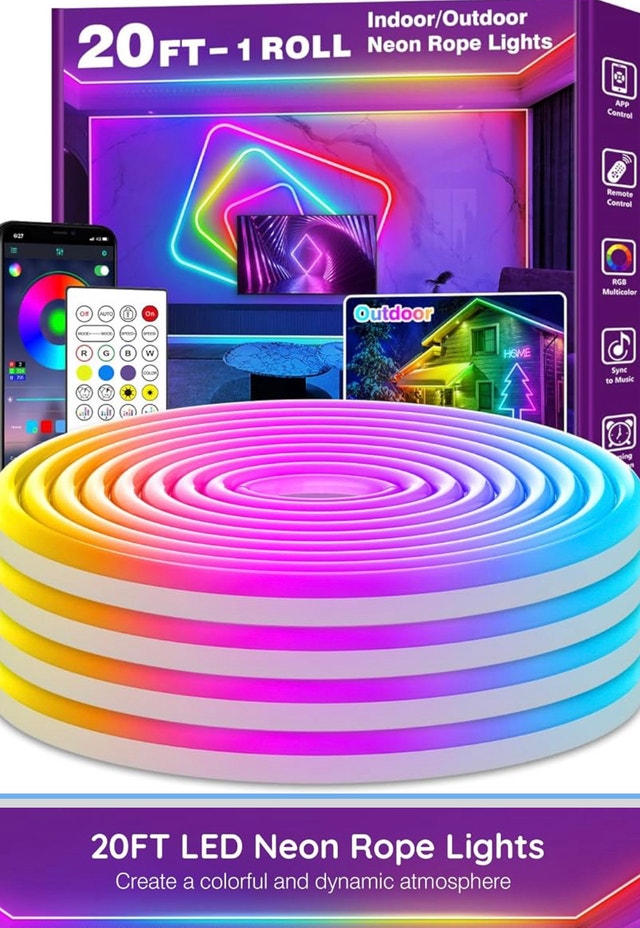 LED Neon Rope Lights - Brand New In Box