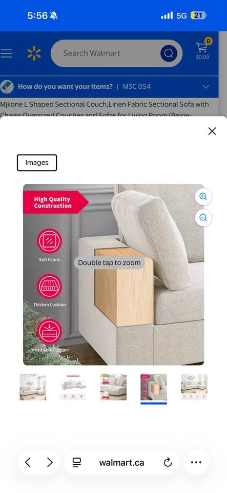 Mjkone L Shaped Sectional Couch - photo 4