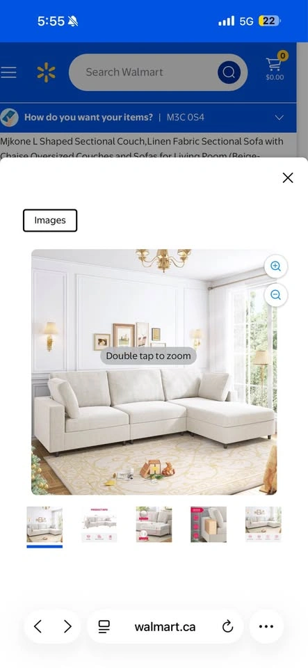 Mjkone L Shaped Sectional Couch - photo 5