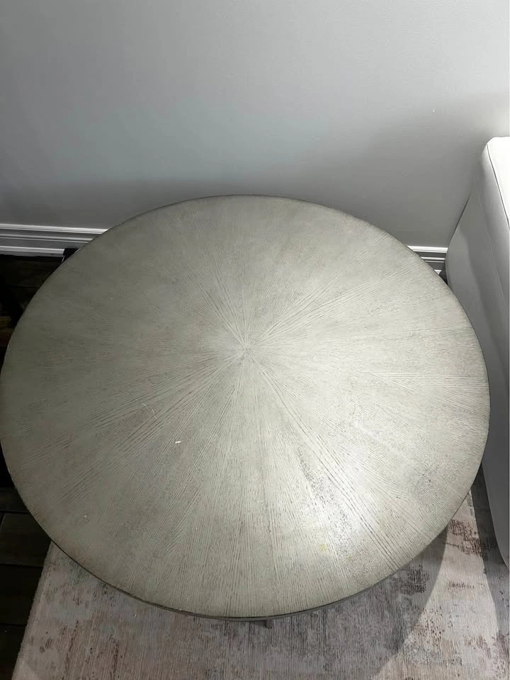 Large 2-Tier metallic coffee table
