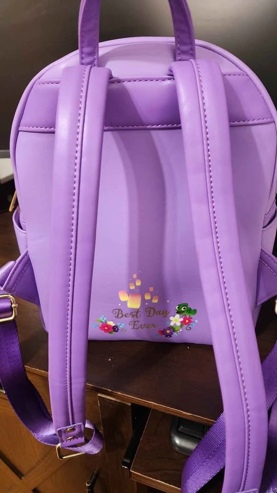 Loungefly Disney Tangled Rapunzel Dreams Pascal Mini Backpack - photo 2