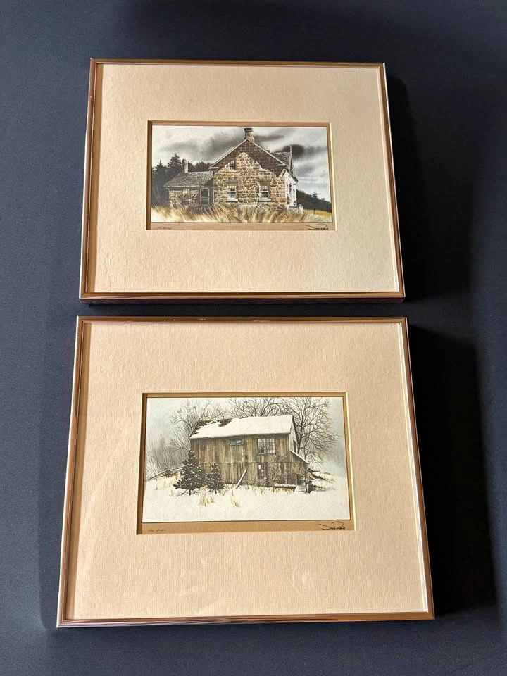 Jack Reid Watercolours: Old Stoney and The Studio