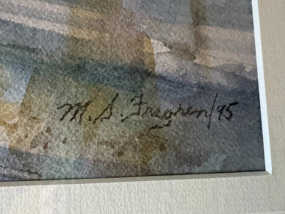 Atlantic Trader Watercolour by Madeleine Sarah Fregren - framed - photo 3