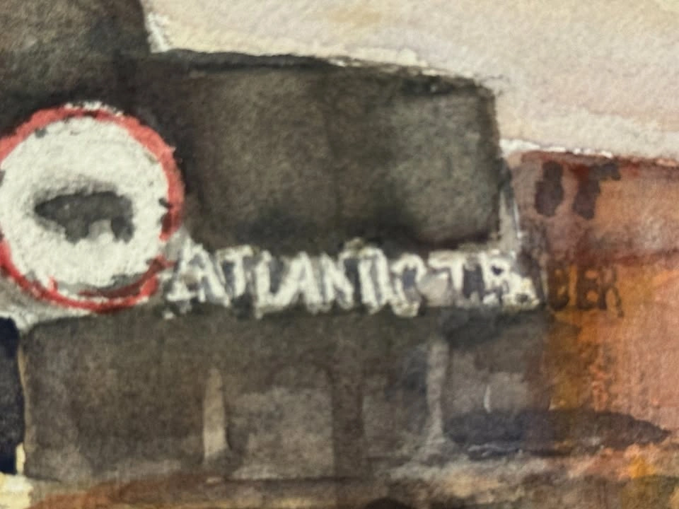 Atlantic Trader Watercolour by Madeleine Sarah Fregren - framed - photo 4