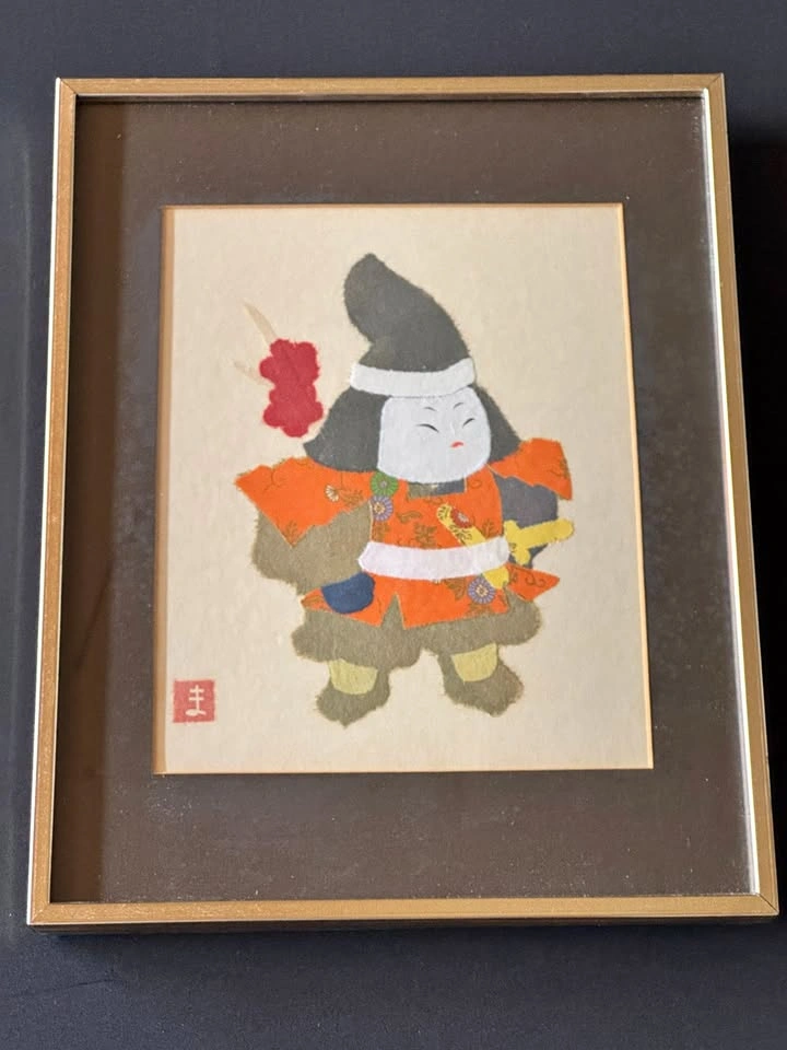 Japanese Samurai Wall Art - framed