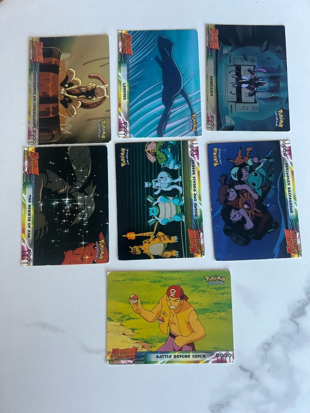 Pokemon Mewtwo Strikes Back Movie Cards