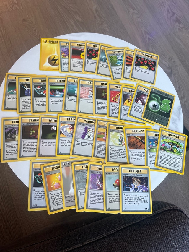 Pokemon Trading Card Game Trainer and Energy Cards
