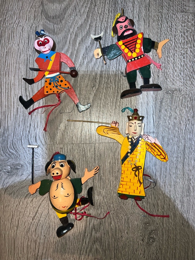 Journey to the West Wooden Puppet Set