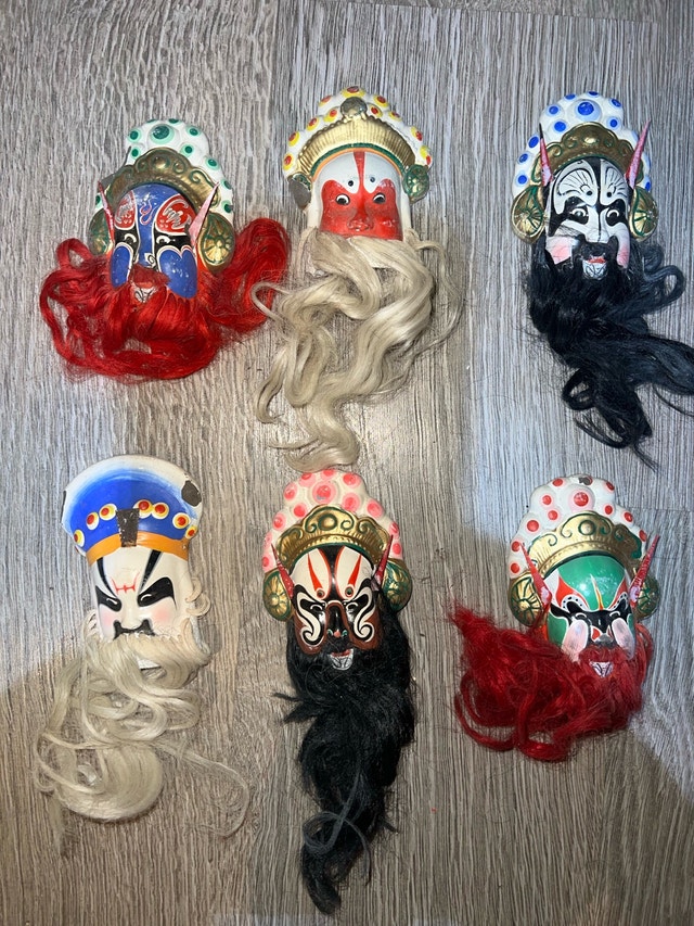Chinese Opera Masks Set