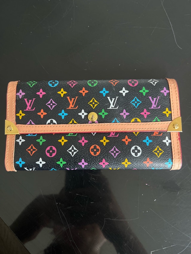 Louis Vuitton Murakami Takashi black multicolor monogram