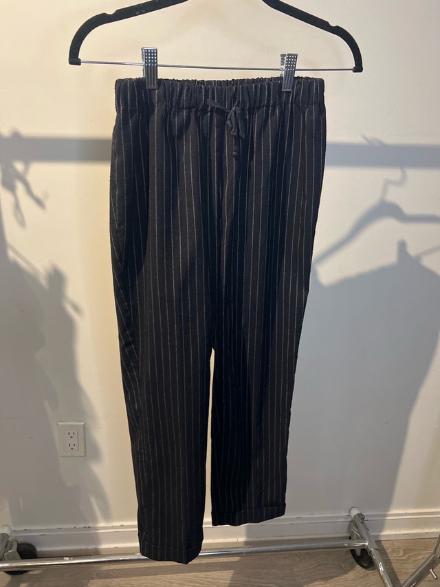 Oak and Fort pinstripe joggers