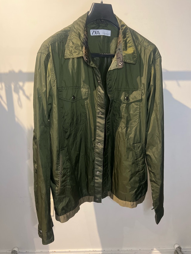 Zara Olive Green Lightweight Jacket