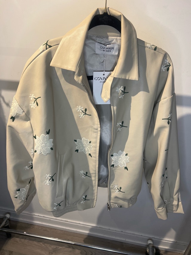 Common Zhang Floral leather Jacket - photo 2