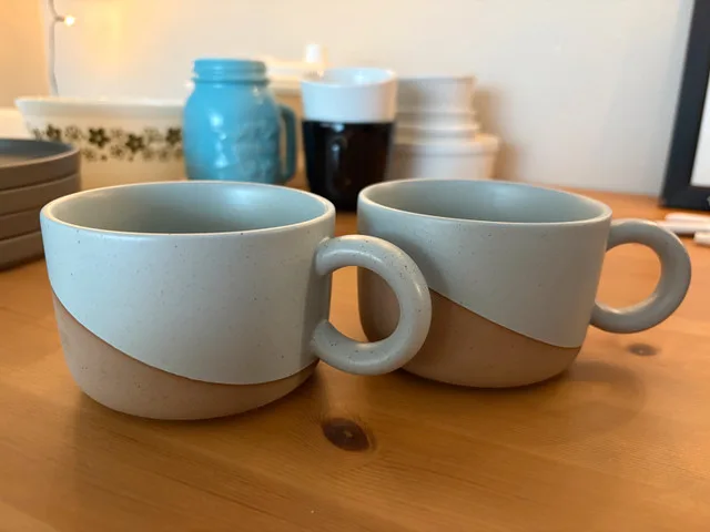 Oui Rustic Diagonal Mug thumbnail