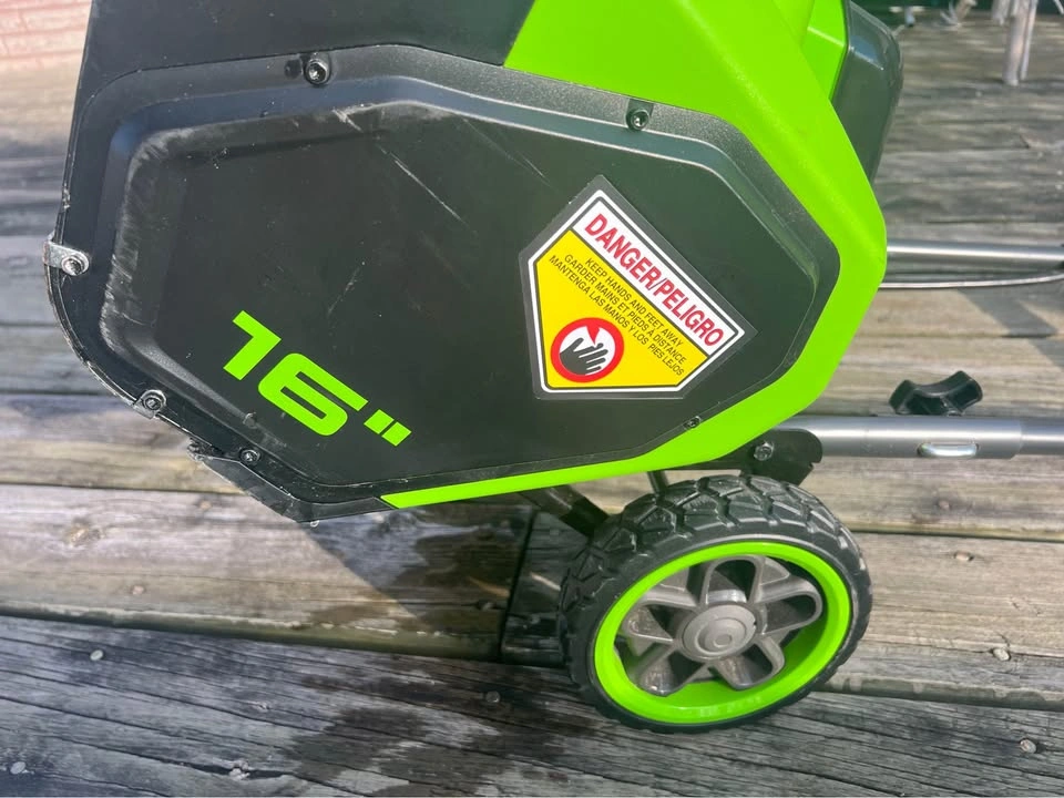 Greenworks 48V 16” Cordless Snow Blower - Like New - photo 5