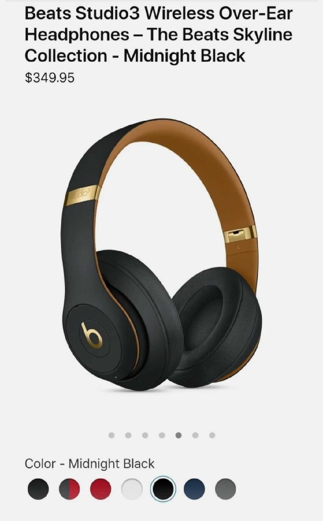Apple Beats Studio 3 Wireless Headphones Brand New, Sealed - photo 2
