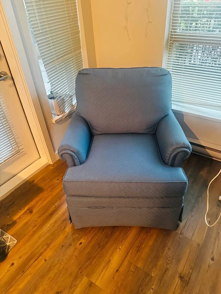 Ethan Allen swivel armchairs