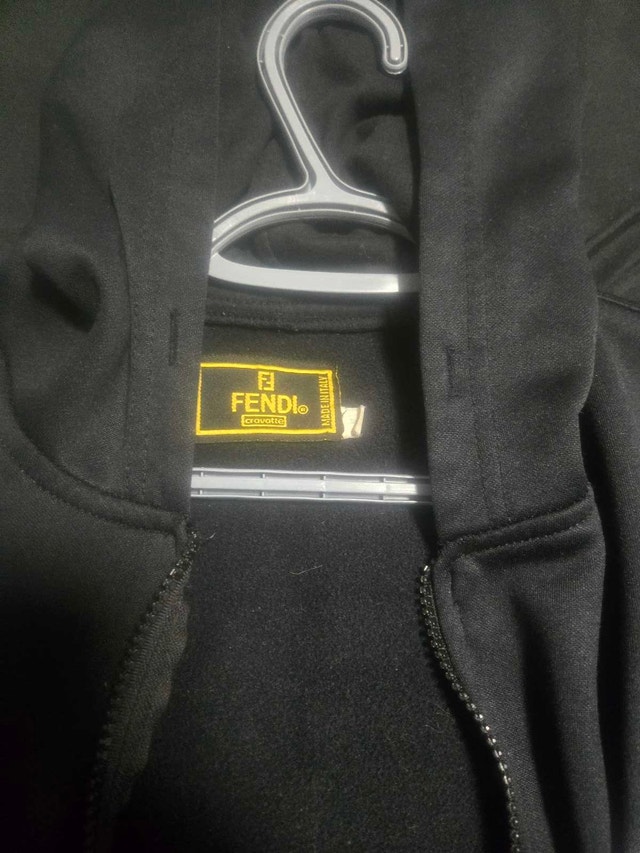 FENDI x FILA VINTAGE COLLAB HOODIE | AUTHENTIC | MADE IN ITALY - photo 4